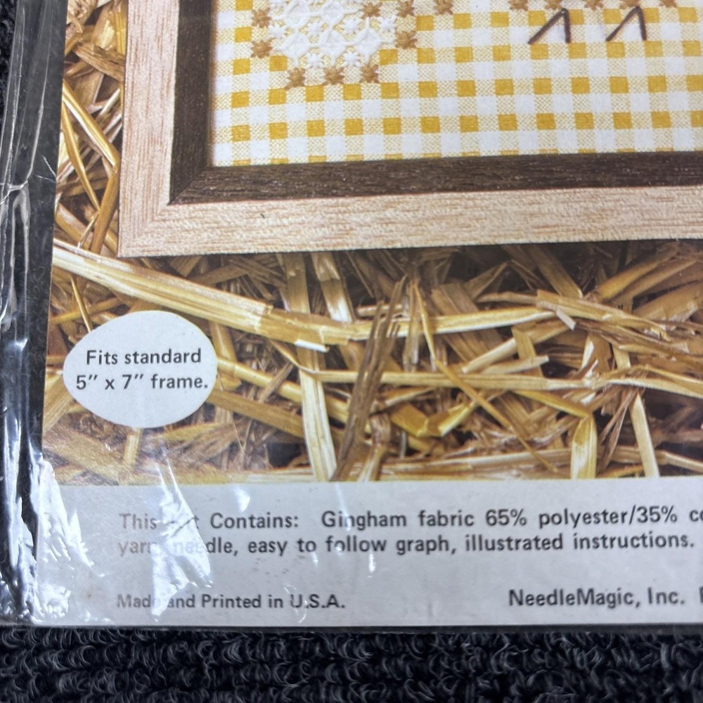 Scratch~Teneriffe‎ Embroidery~Chick/Coffee Grinder~Set of 2~NIP - Picture 5 of 5